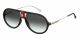 Carrera  For Him sunglasses with a GOLD RED frame and DARK GREY SHADED lens with a lens width of 60mm and model number Carrera 1020/S